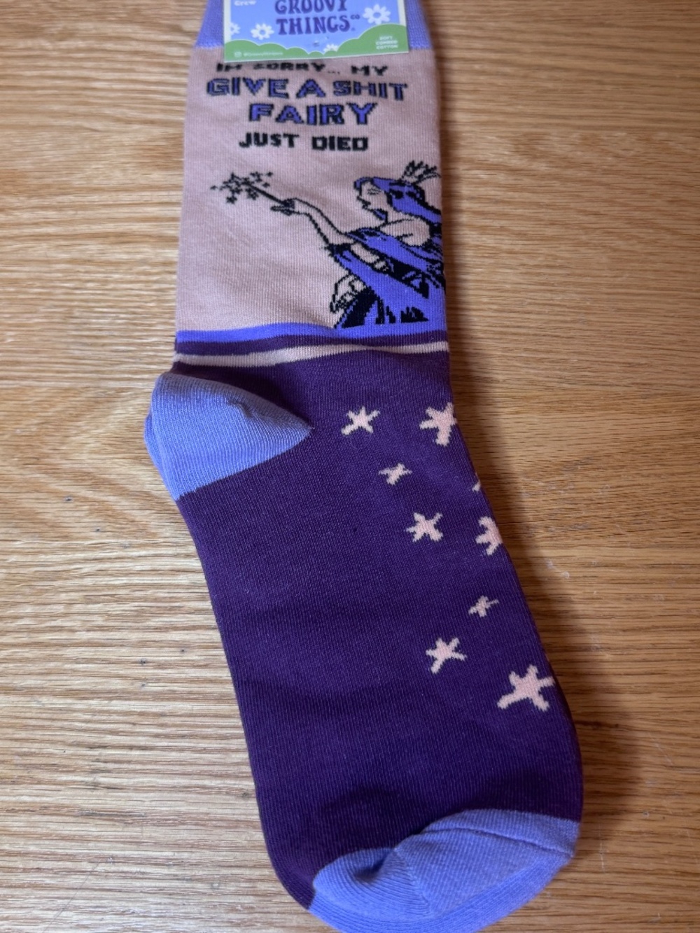 New Women's Crew Socks Groovy Things One Size Fits Most " I'm Sorry...My Give A.